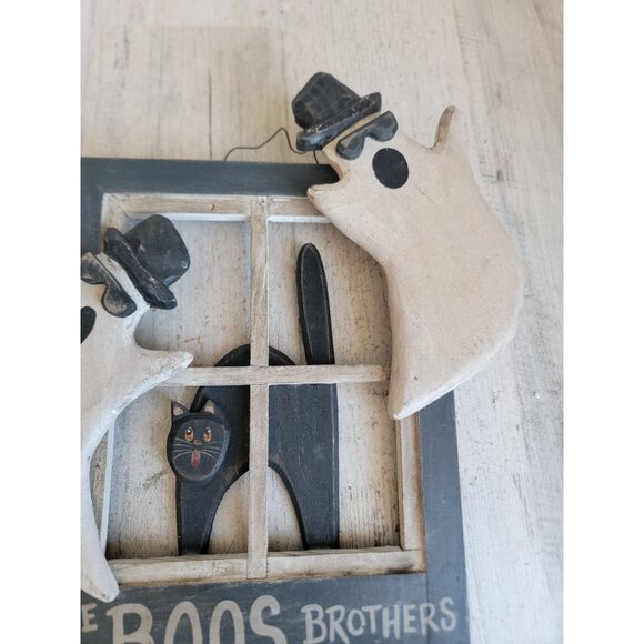 Vintage wedding window frame ghost boos brothers hanging sign - Picture 4 of 7